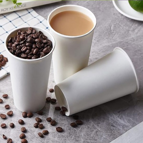 ΠΟΤΗΡΙ ΧΑΡΤΙΝΟ 1ΤΟΙΧΟ 16oz ΛΕΥΚΟ ΓΥΑΛΙΣΤΕΡΟ 50τεμ