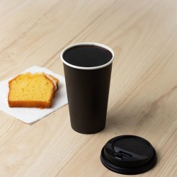 ΠΟΤΗΡΙ ΧΑΡΤΙΝΟ 1ΤΟΙΧΟ 16oz ΜΑΥΡΟ ΓΥΑΛΙΣΤΕΡΟ 50τεμ