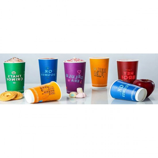 ΠΟΤΗΡΙ ΧΑΡΤΙΝΟ 2ΤΟΙΧΟ 12-14oz "GEN Z MIX" 25τεμ