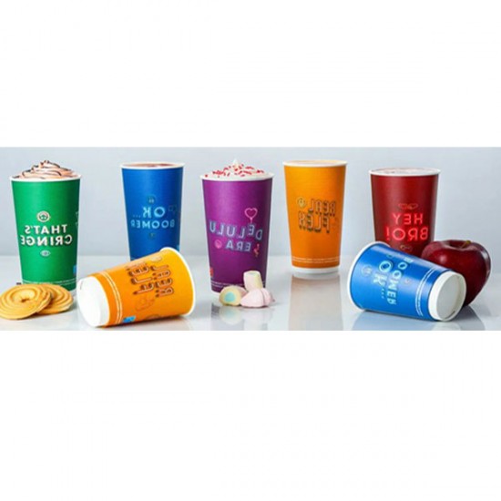 ΠΟΤΗΡΙ ΧΑΡΤΙΝΟ 2ΤΟΙΧΟ 16oz "GEN Z MIX" 25τεμ