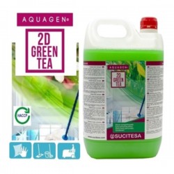 ΚΑΘΑΡΙΣΤΙΚΟ - ΑΡΩΜΑΤΙΚΟ ΔΑΠΕΔΟΥ 5 lt AQUAGEN 2D GREEN TEA