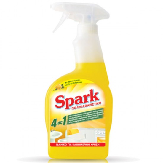 ΠΟΛΥΚΑΘΑΡΙΣΤΙΚΟ 4 ΣΕ 1 SPARK 750 ml ΠΟΛΥΚΑΘΑΡΙΣΤΙΚΟ 4 ΣΕ 1 SPARK 750 ml