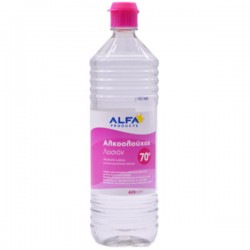 ΑΛΚΟΟΛΟΥΧΟΣ ΛΟΣΙΟΝ ΜΕ 70° ΑΛΚΟΟΛΗ ALFA 420 ml ΑΛΚΟΟΛΟΥΧΟΣ ΛΟΣΙΟΝ ΜΕ 70° ΑΛΚΟΟΛΗ ALFA 420 ml