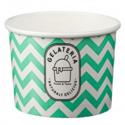 ΜΠΟΛ ΠΑΓΩΤΟΥ ΧΑΡΤΙΝΟ 8 oz ZIG ZAG 50 τεμ