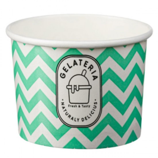 ΜΠΟΛ ΠΑΓΩΤΟΥ ΧΑΡΤΙΝΟ 8 oz ZIG ZAG 50 τεμ