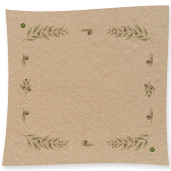 ΤΡΑΠΕΖΟΜΑΝΤΙΛΟ ΛΑΔΟΚΟΛΛΑ «ΕΛΙΑ» ΦΥΛΛΟ SERVIN (ΚΙΒΩΤΙΟ)