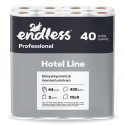 ΧΑΡΤΙ ΥΓΕΙΑΣ 40 ΡΟΛΑ HOTEL LINE ENDLESS  ΧΑΡΤΙ ΥΓΕΙΑΣ 40 ΡΟΛΑ HOTEL LINE ENDLESS