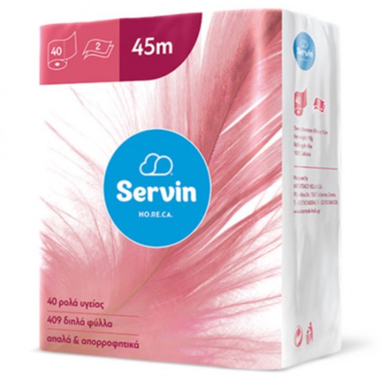 ΧΑΡΤΙ ΥΓΕΙΑΣ 40 ΡΟΛΛΑ 118 gr SERVIN ΧΑΡΤΙ ΥΓΕΙΑΣ 40 ΡΟΛΛΑ 118 gr SERVIN
