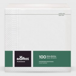 ΧΑΡΤΟΠΕΤΣΕΤΑ ΠΟΛΥΤΕΛΕΙΑΣ ΛΕΥΚΗ 2ΦΥΛΛΗ 33x33 cm ENDLESS 100 ΦΥΛΛΩΝ